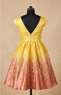 yellow-orange frock
