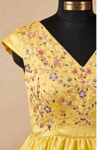 yellow-orange frock