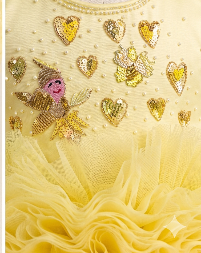 Sunshine Fairy Voluminous Tulle Frock